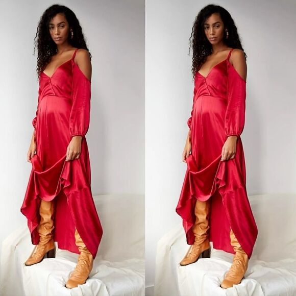 Free people x Brenda Knight Maxi Dress Size S - Picture 1 of 4